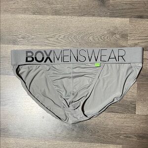 Box Menswear Gray Briefs
